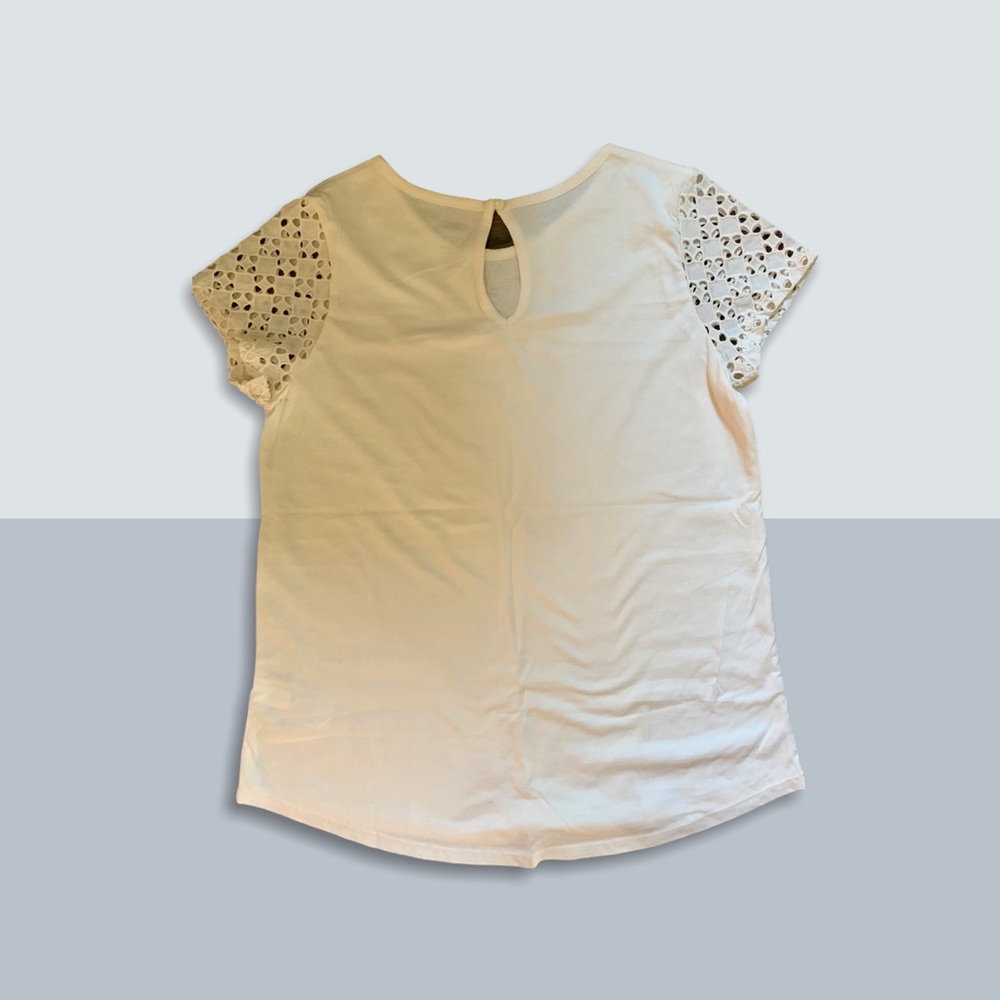 Old Navy Cream Top Sz 14 Girls